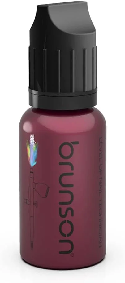 جوهر طراحی ناخن، رنگ ایربراش، رنگ اکریلیک، لاک ناخن/رنگدانه برای مدل، سرگرمی، صنایع دستی، چرم و نقاشی کفش، رنگ های ایر براش طراحی ناخن BAP19 صورتی مرواریدی (60 میلی لیتر)