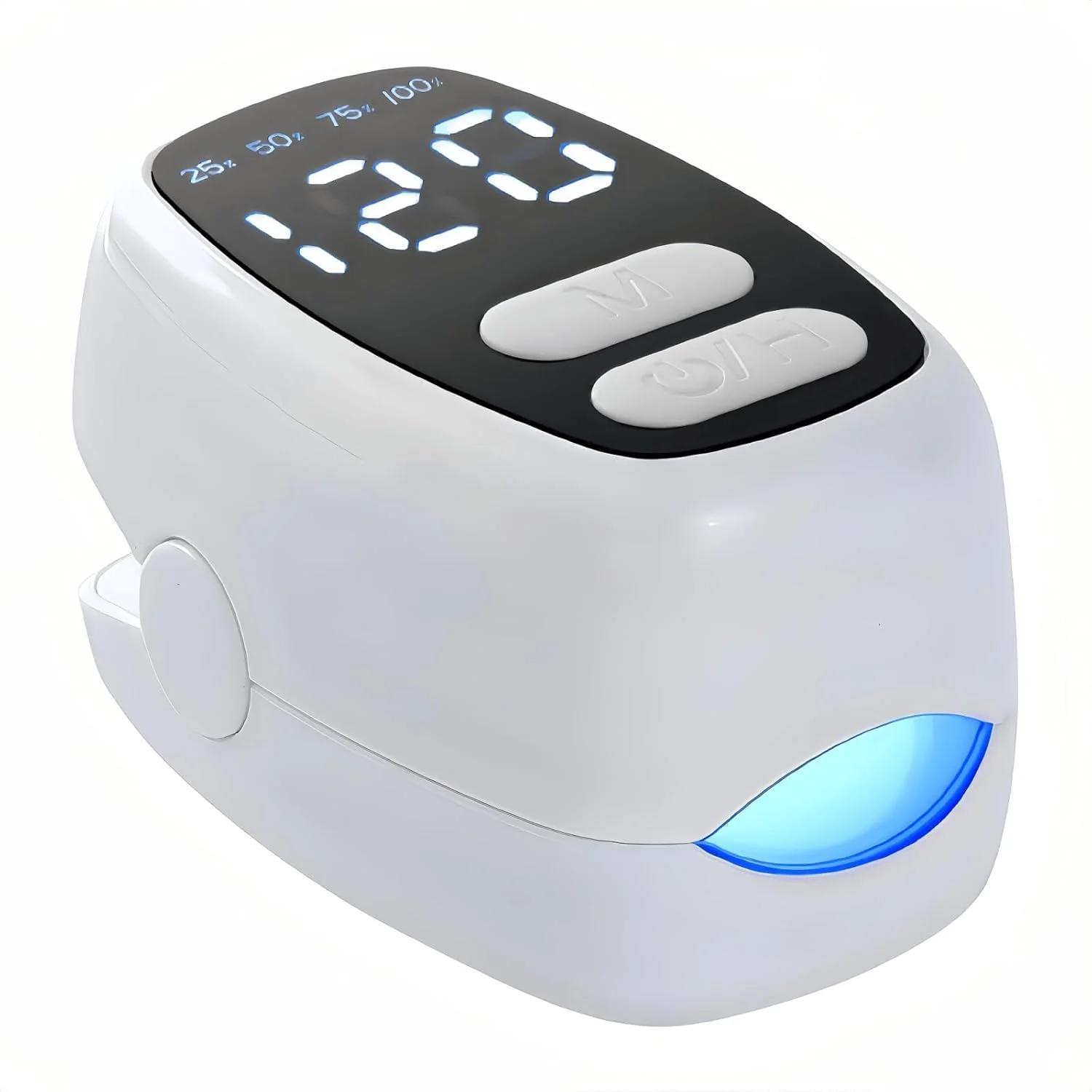 دستگاه خشک کن لاک ناخن UV LED تریفی، 320 وات پرقدرت - قابل حمل با پورت Type-C، دارای تایمر 60 ثانیه ای خشک کردن سریع، ایده آل برای مانیکور در خانه و سالن، طراحی جمع و جور، مناسب برای استفاده شخصی در خانه، سفید