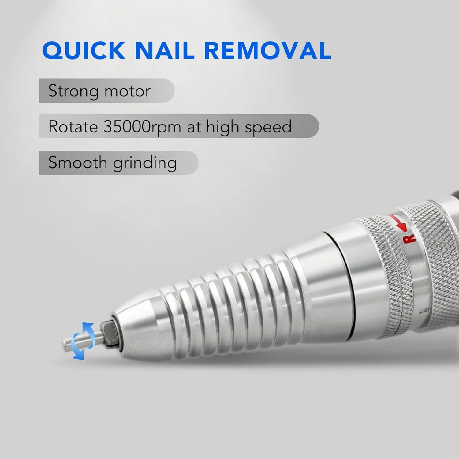 هندپیس دستگاه مانیکور برقی برای دستگاه UP200، جایگزین حرفه ای با سرعت 35000 دور در دقیقه برای ابزار هنری مانیکور