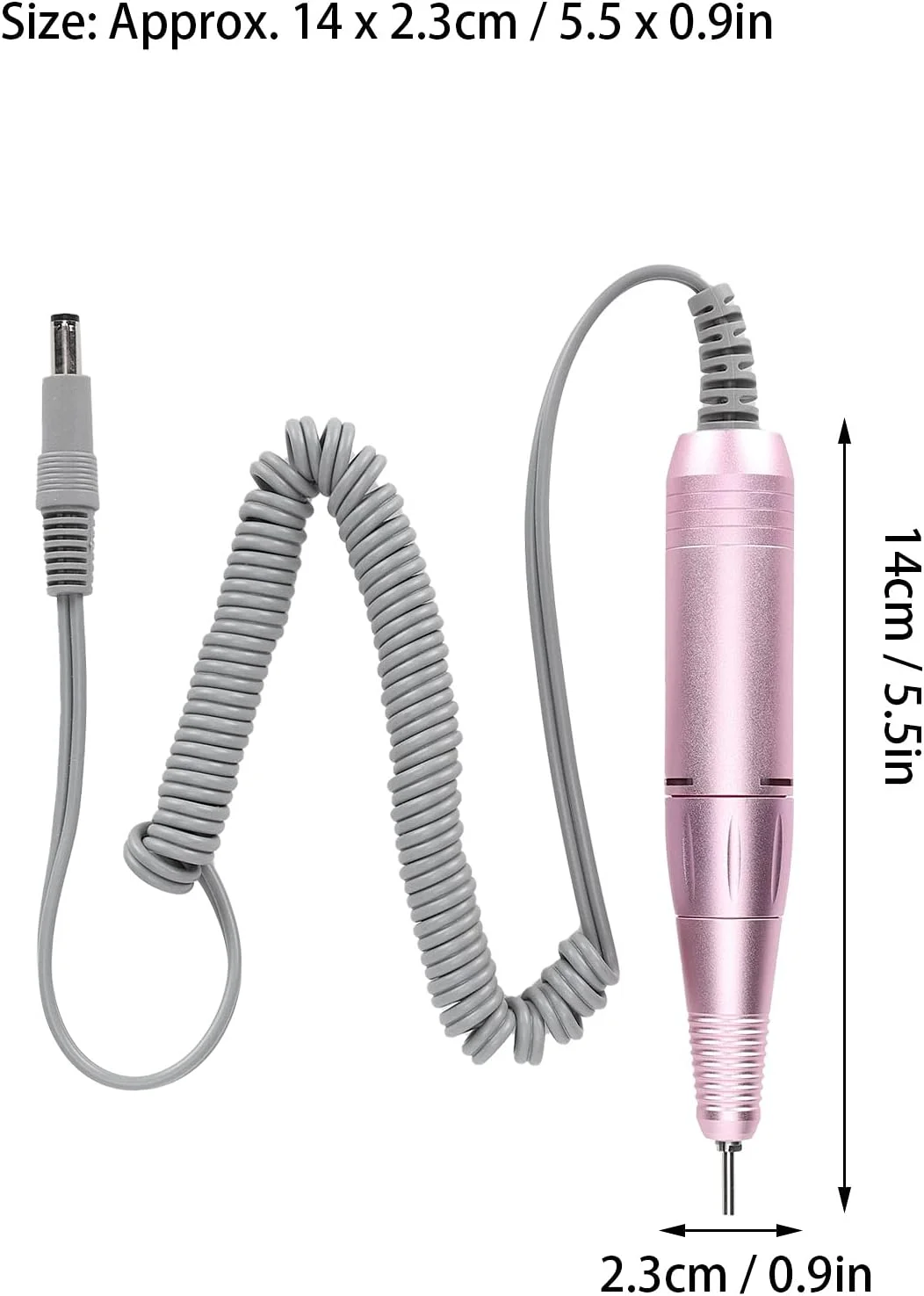 دسته دریل ناخن، قلم برقی جایگزین برای دستگاه دریل ناخن، دسته لوازم جانبی دستگاه پولیش ناخن