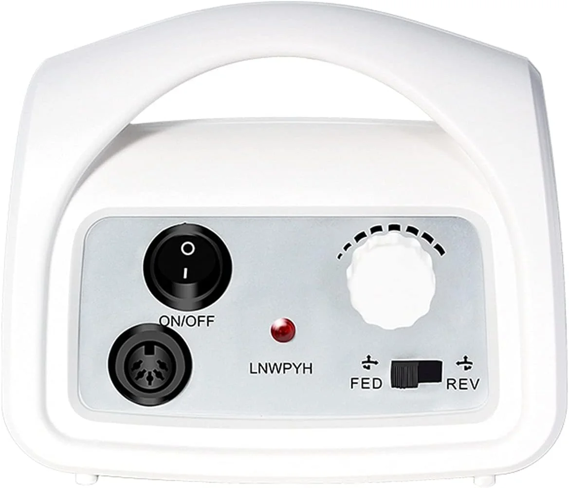 لوازم جانبی هنر ناخن مته ناخن BREAUX، قلم مته برقی حرفه ای هنر ناخن، دسته سوهان، پولیش، دستگاه سنگ زنی، ابزار مانیکور پدیکور، لوازم ناخن (رنگ: دستگاه مته ناخن)