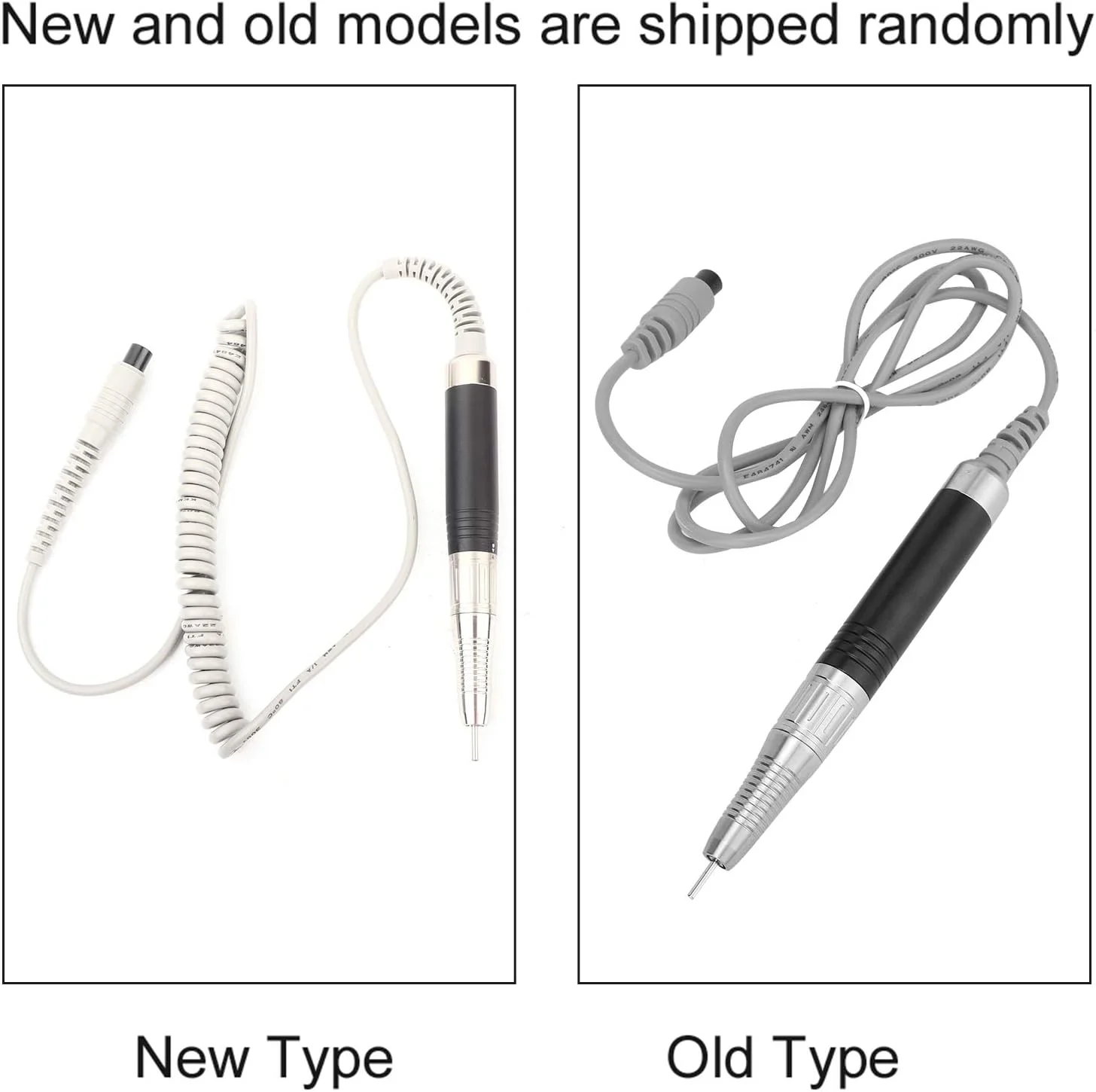 دسته سنگ زنی برقی ناخن کاربردی، قطعه دستی موتور لوازم جانبی کاربردی مانیکور فولاد ضد زنگ برای مانیکور