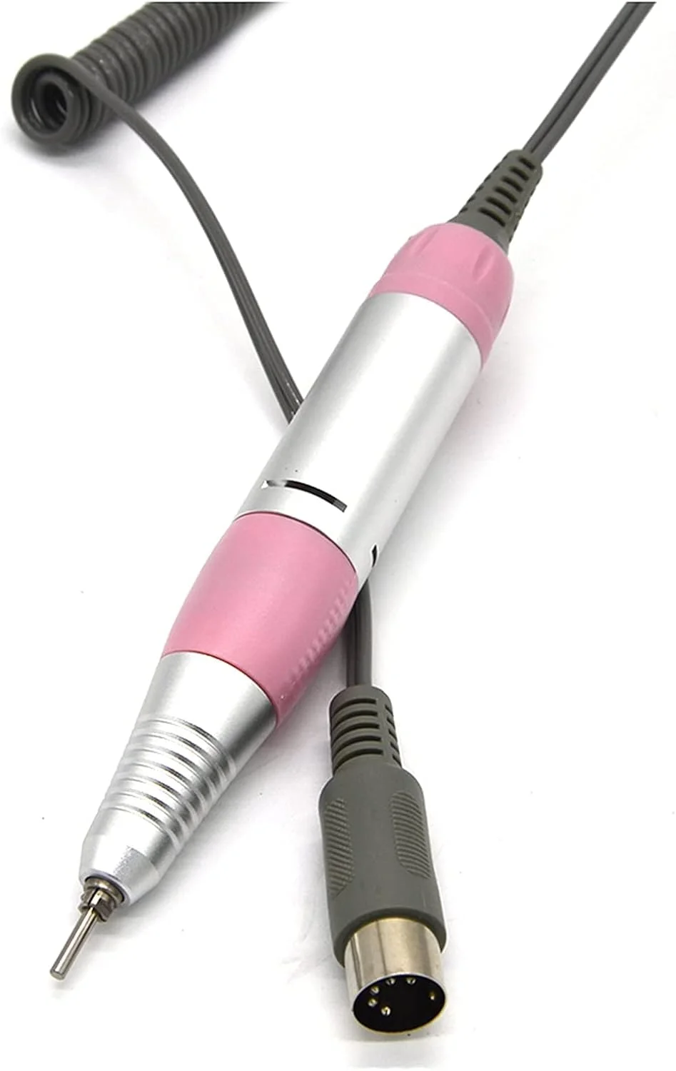 قلم دستگاه مانیکور برقی حرفه ای، دسته صورتی برای ابزار جانبی دستگاه مانیکور پدیکور