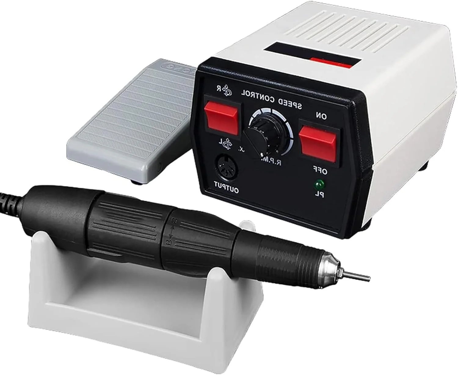 دستگاه سوهان برقی ناخن، دستگاه حرفه ای سوهان ناخن، تجهیزات حکاکی با پدال پا برای کارهای هنری، پولیشر میکروموتور برقی دندانپزشکی، برای استفاده در منزل و سالن