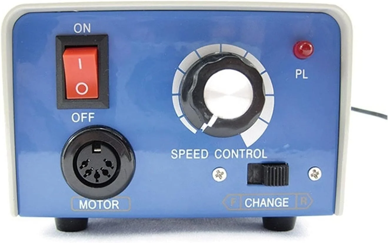 دستگاه سوهان برقی ناخن تمکین 35000 دور در دقیقه مدل 210، دستگاه مانیکور حرفه ای 65 وات به همراه 6 سری