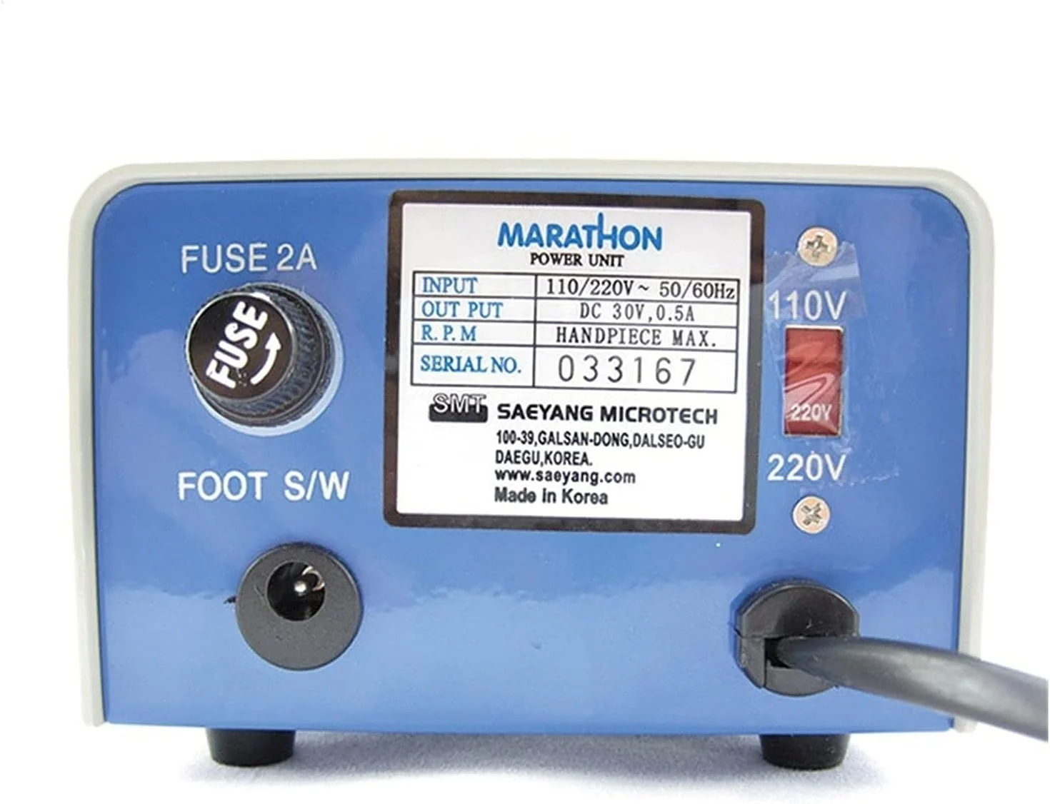 دستگاه سوهان برقی ناخن تمکین 35000 دور در دقیقه مدل 210، دستگاه مانیکور حرفه ای 65 وات به همراه 6 سری