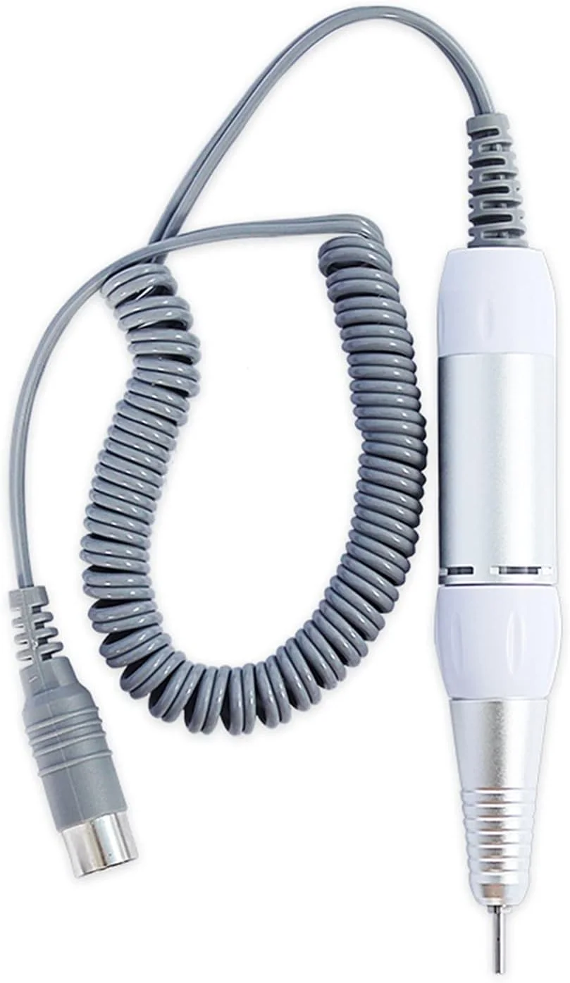 ست دریل ناخن لوازم جانبی طراحی ناخن حرفه ای قلم دریل برقی ناخن دسته فایل پولیش دستگاه سنگ زنی ابزار مانیکور پدیکور (دسته دریل ناخن)