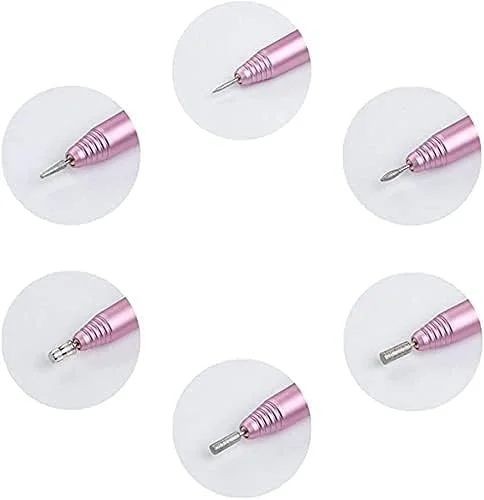 سوهان ناخن، دستگاه برقی سوهان ناخن، تجهیزات طراحی ناخن، مانیکور پدیکور، ابزار پولیش و آسیاب حکاکی، پولیش ناخن شارژی 35000 دور در دقیقه با نمایشگر