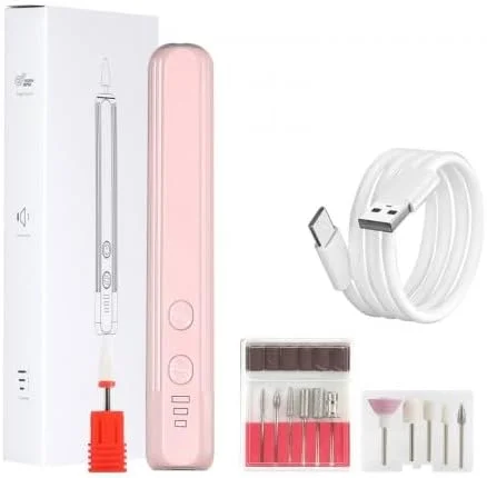 سوهان ناخن برقی، دستگاه سوهان ناخن برقی با سرعت قابل تنظیم، کیت سوهان ناخن برای ناخن های اکریلیک و ژل، هدیه دستگاه سوهان ناخن برقی بی سیم برای بانوان و دختران مبتدی