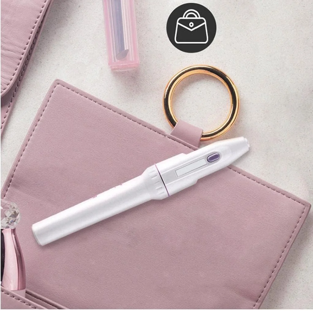 ست حرفه ای ماشین مانیکور و پدیکور برقی قابل حمل، مینی دریل ناخن، ابزارهای شکل دهی و پولیش مانیکور با 5 سر سنگ زنی، 1 ست (باتری شامل نمی شود)