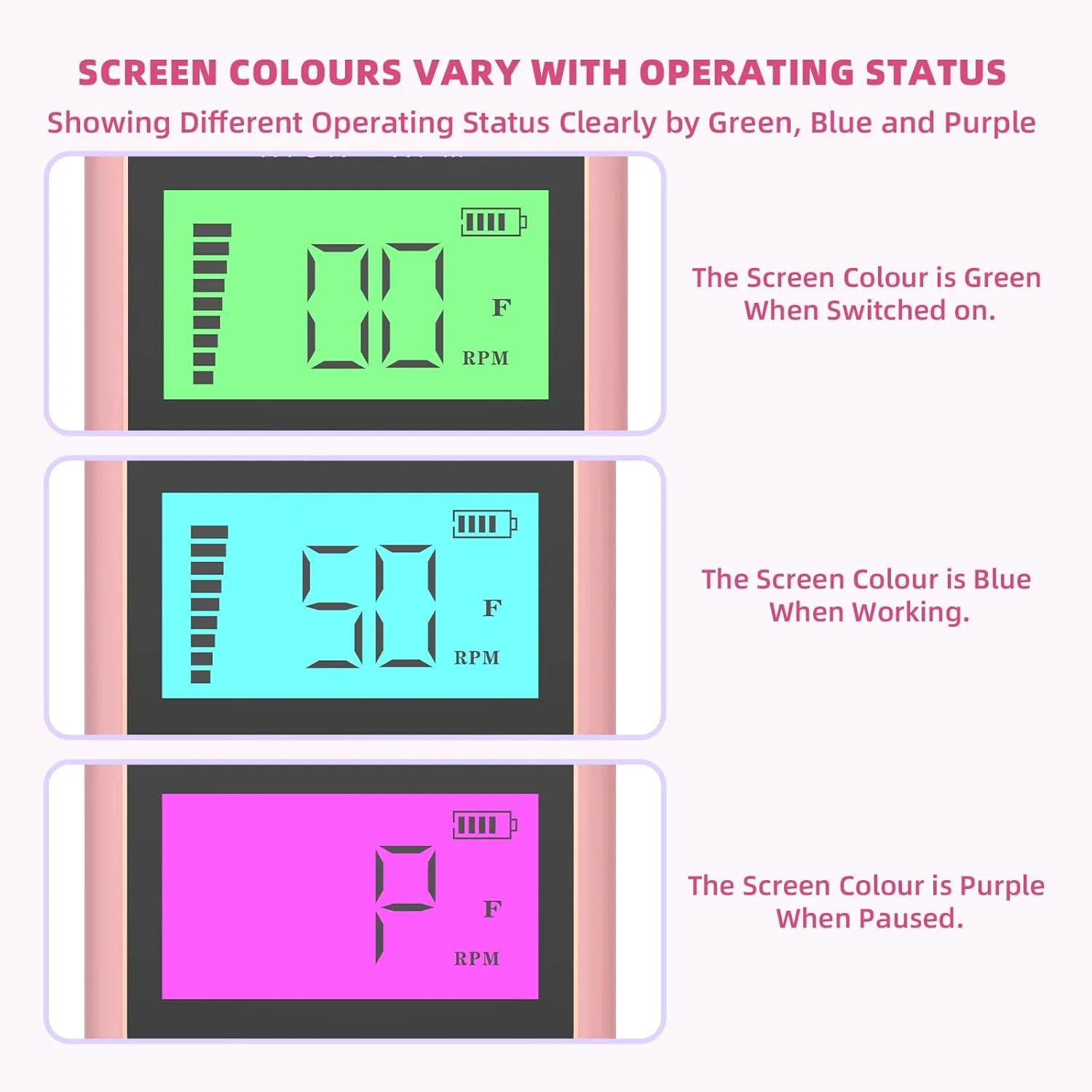 دستگاه سوهان ناخن، 50000 دور در دقیقه، برقی، بدون سیم، حرفه ای، قابل حمل، به همراه سری های مختلف، قابل شارژ و کم صدا، مناسب برای مانیکور ناخن های اکریلیک/ژل در سالن و منزل (صورتی)