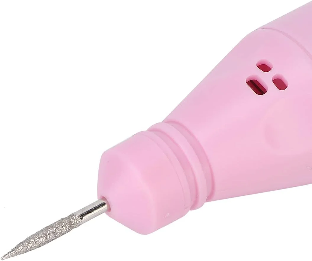 دستگاه سوهان برقی ناخن USB، دستگاه قلمی سوهان ناخن قابل حمل با 6 سری پولیش، ست سوهان برقی لاک ژل ناخن، ابزار مانیکور قابل حمل طراحی ناخن