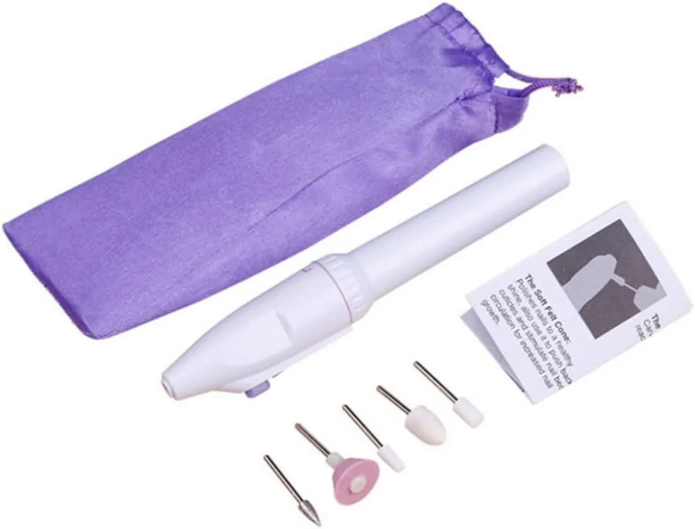 سوهان ناخن برقی، پولیشر برقی ناخن، ست مانیکور و پدیکور با 5 سری (بدون باتری)