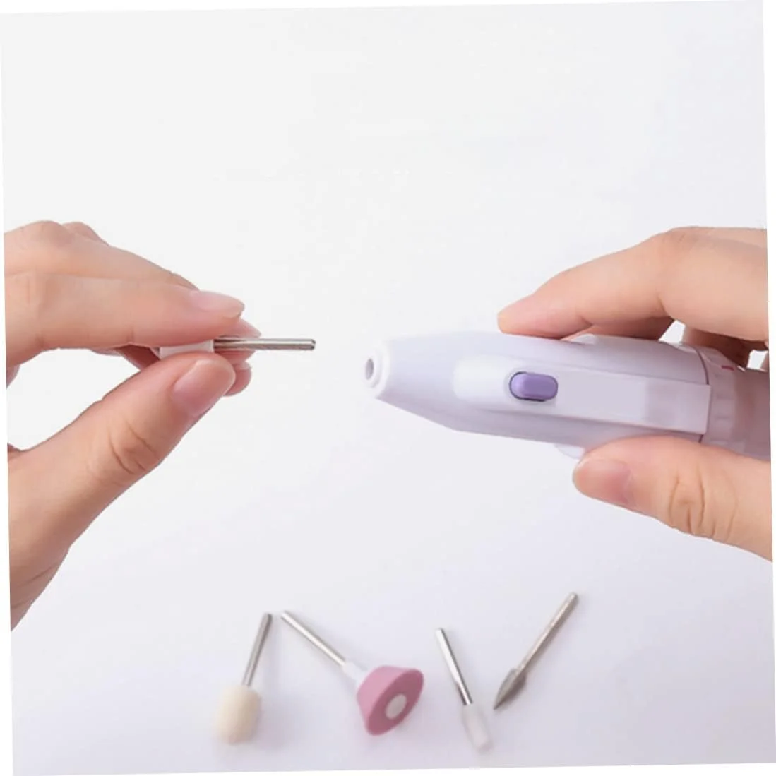 سوهان ناخن برقی، پولیشر برقی ناخن، ست مانیکور و پدیکور با 5 سری (بدون باتری)