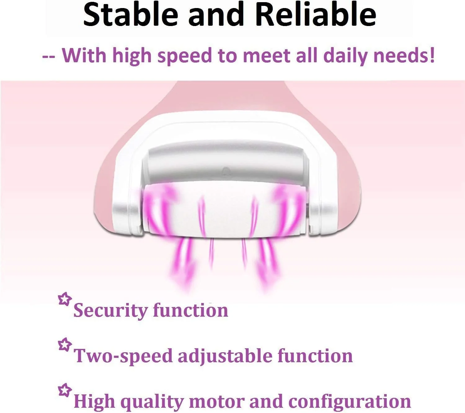 سوهان برقی پا، از بین برنده پوست سفت، ابزار پدیکور پا، قابل شارژ با USB، ابزار مراقبت از پا با 2 سری غلتکی، آبی