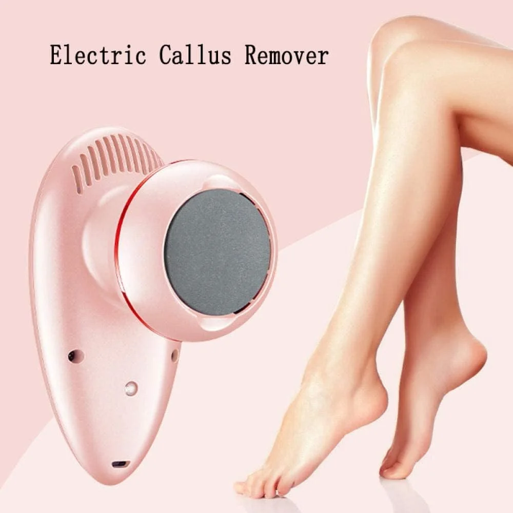 سوهان برقی پا USB، دستگاه لایه بردار پوست مرده و از بین برنده پینه پا با 2 غلتک و سر ماساژ