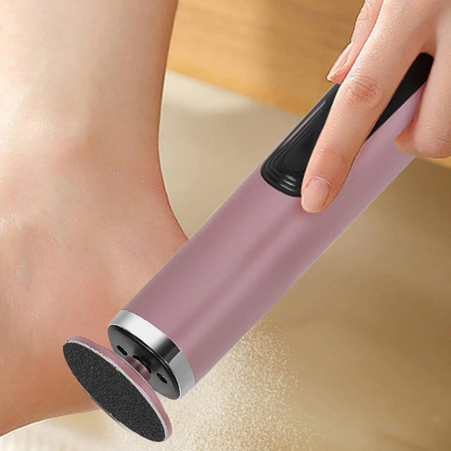 ابزار برقی از بین برنده پینه پا، سوهان پدیکور 2 در 1 برای پوست مرده - سوهان برقی پا با دیسک های سمباده ای و سرهای سنگ زنی برای زنان و مردان