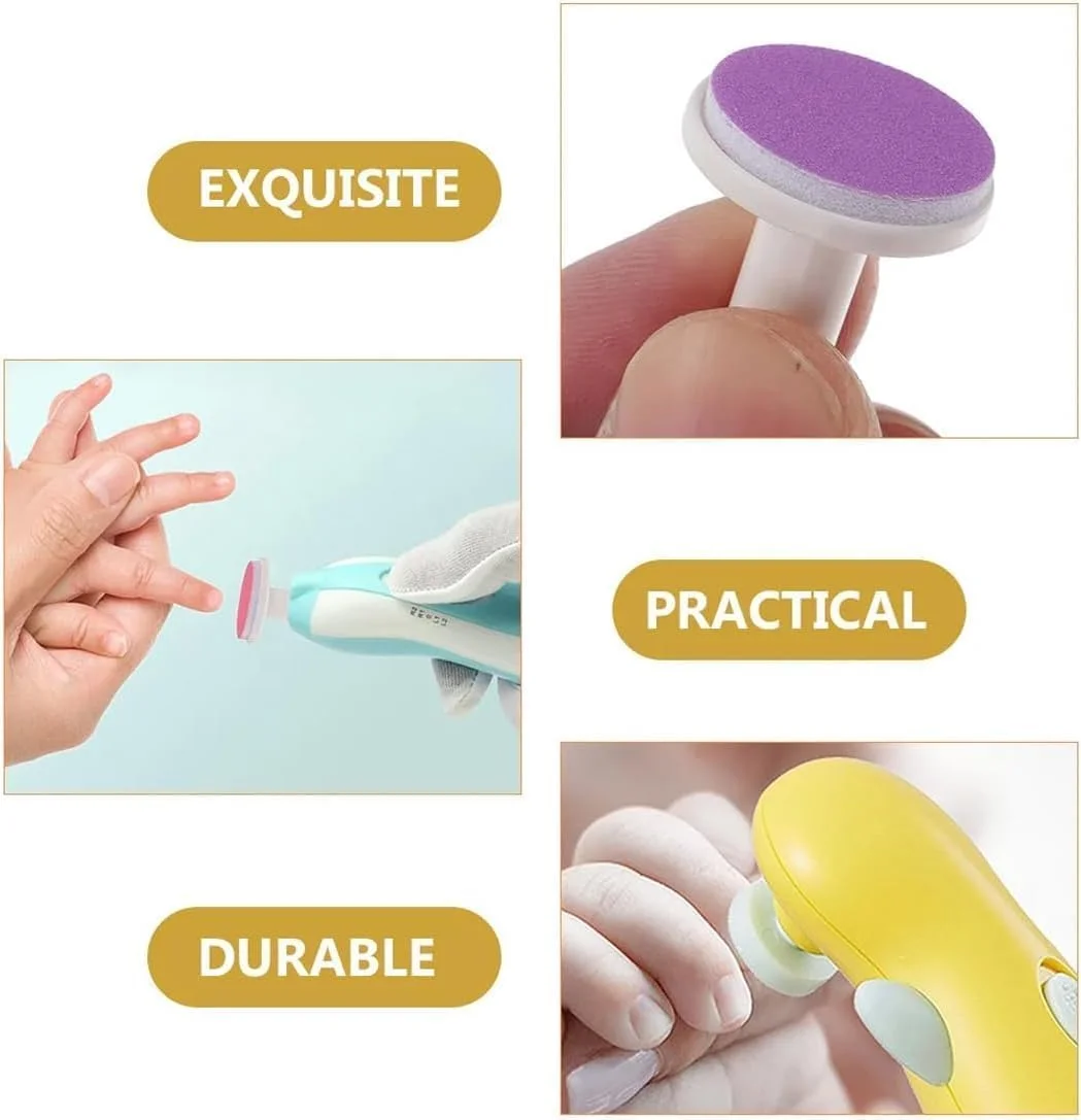 ۲۴ عدد سوهان ناخن نوزاد، سوهان ناخن برقی، پدهای تعویضی برای کاتر ناخن، سری های سنگ زنی، ست مراقبت از ناخن کودک، سوهان ناخن حرفه ای