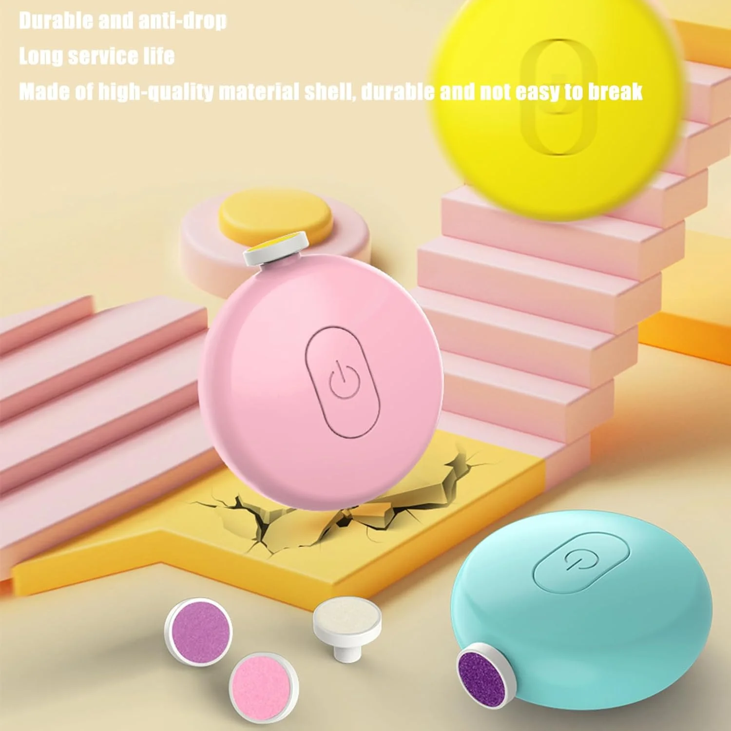 سوهان ناخن کودک، سوهان ناخن برقی بی صدا، دستگاه مانیکور کودک، دستگاه پیرایش ناخن برقی برای نوزادان، ناخن گیر برای کودکان