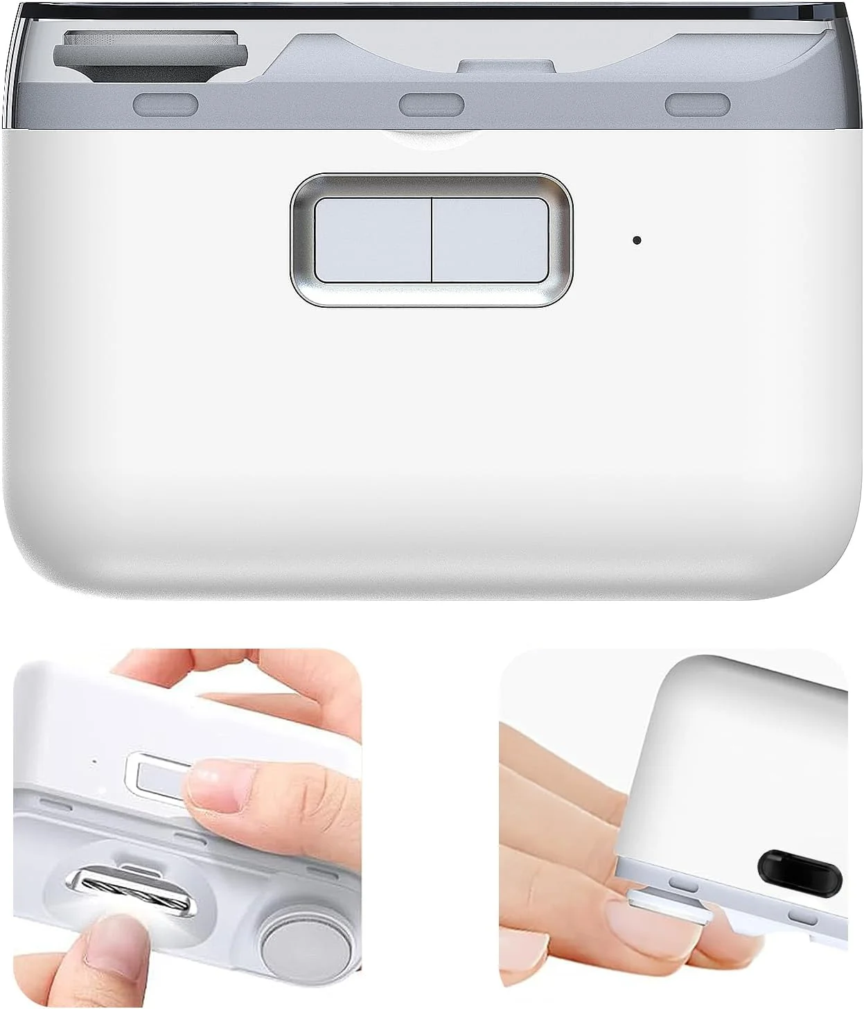 ناخن گیر برقی، ناخن گیر اتوماتیک با نور و 2 سرعت، دستگاه کوتاه کننده و سوهان ناخن 2 در 1، تریمر ناخن ایمن قابل شارژ USB برای نوزادان، کودکان، بزرگسالان، سالمندان (سفید) ناخن گیر برقی، ناخن گیر اتوماتیک با نور و 2 سرعت، دستگاه کوتاه کننده و سوهان ناخن 2 در 1، تریمر ناخن ایمن قابل شارژ USB برای نوزادان، کودکان، بزرگسالان، سالمندان (سفید)