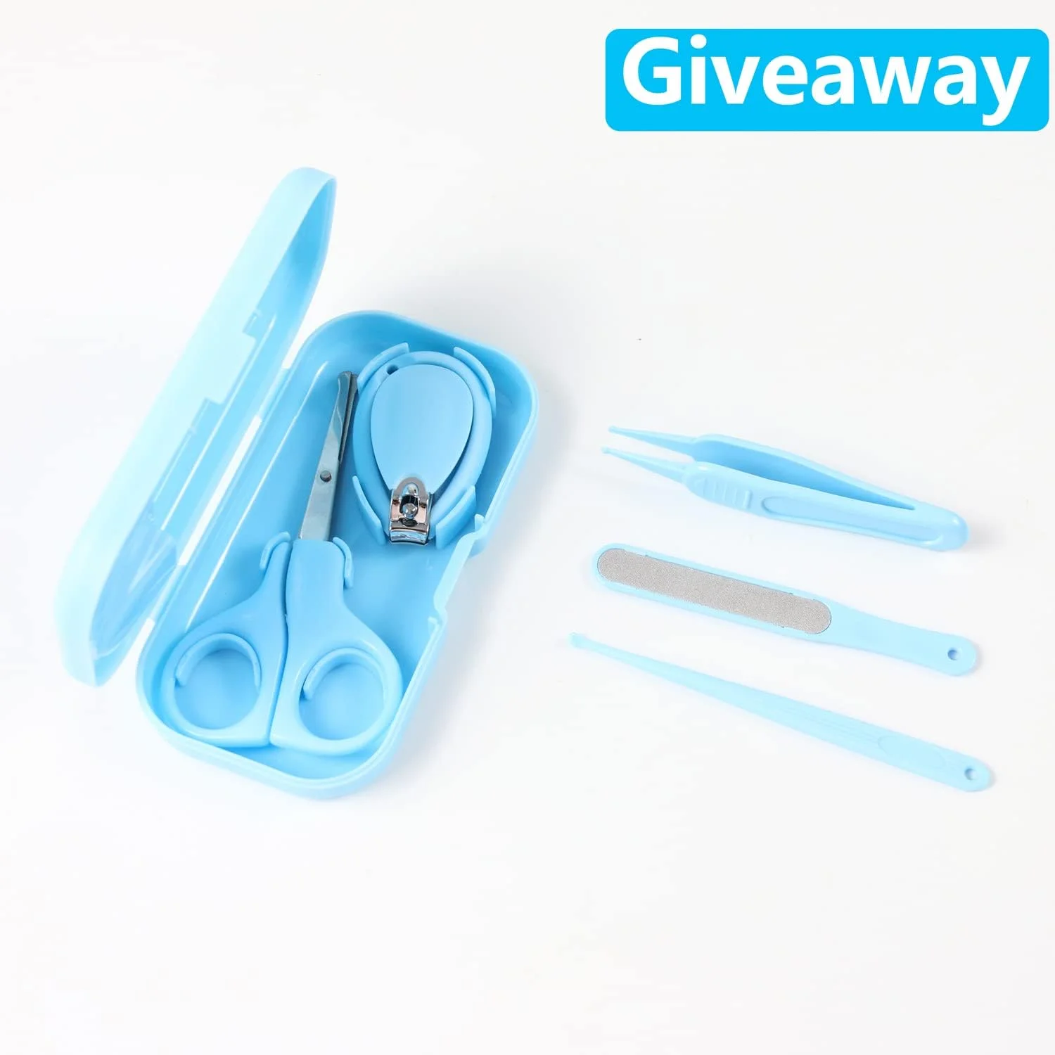 سوهان ناخن برقی کودک، سوهان برقی ناخن کودک، ناخن گیر، ناخن گیر ایمنی کودک، ناخن گیر کودک (آبی)