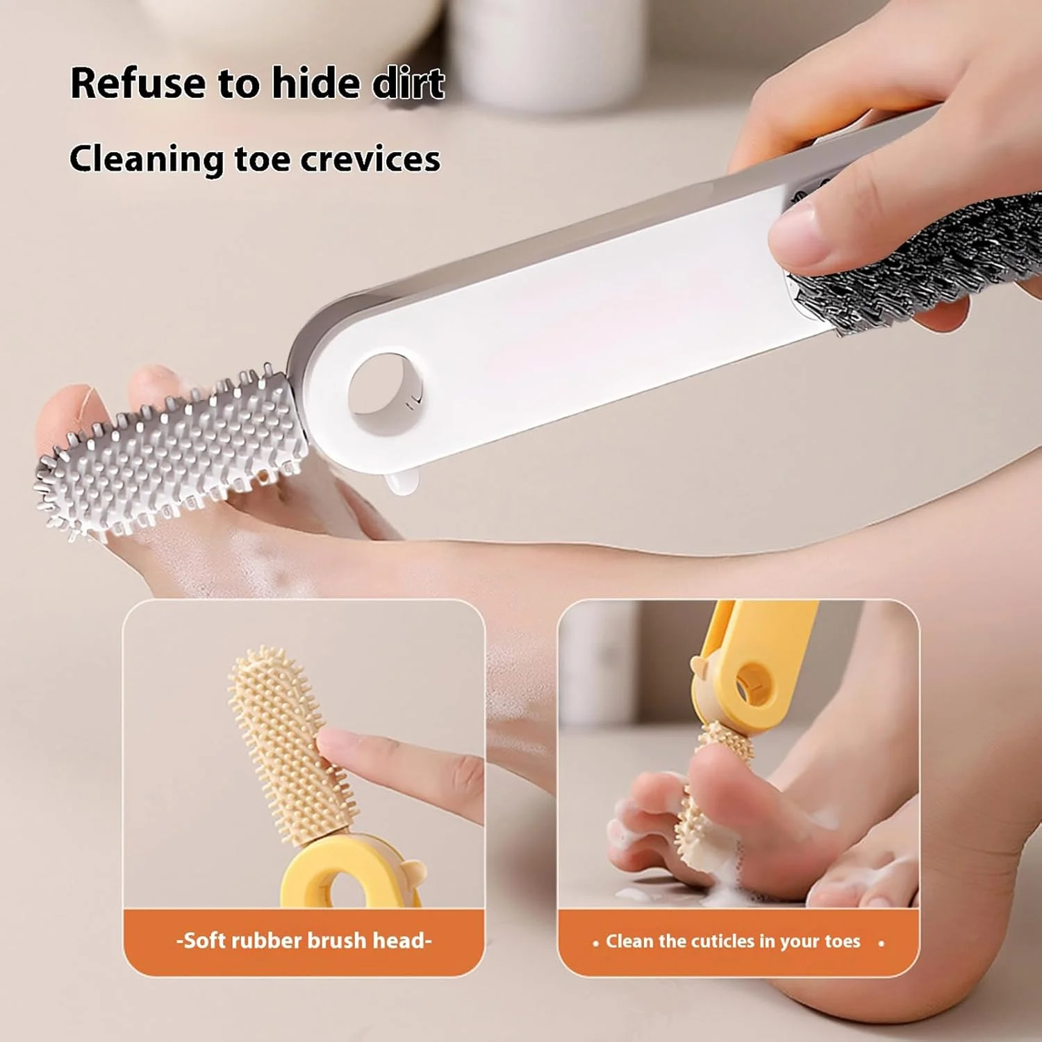 اسکرابر پا برای پوست مرده، برس دو طرفه - سوهان پاشنه ترک خورده، برس ذرت، مناسب برای نظافت روزانه بزرگسالان، مردان، زنان و کودکان، مسافرت، سالن، حمام، اسپا، ناخن و انگشتان پا اسکرابر پا برای پوست مرده، برس دو طرفه - سوهان پاشنه ترک خورده، برس ذرت، مناسب برای نظافت روزانه بزرگسالان، مردان، زنان و کودکان، مسافرت، سالن، حمام، اسپا، ناخن و انگشتان پا