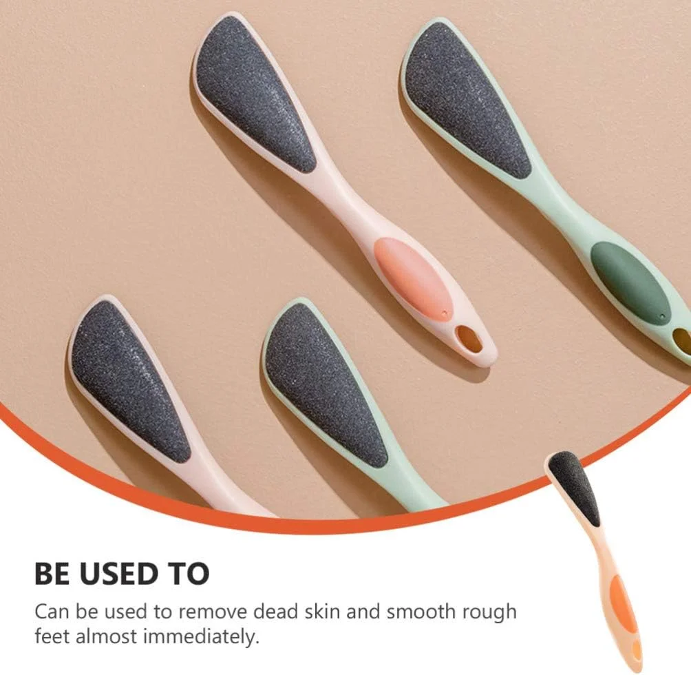 سوهان پا دسته بلند دو طرفه از بین برنده پینه و پوست مرده 2 عددی سوهان پا دسته بلند دو طرفه از بین برنده پینه و پوست مرده 2 عددی