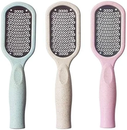 سوهان پا از بین برنده پوست مرده و پینه، سوهان پدیکور، رنده پدیکور حرفه ای، رنده استیل ضد زنگ، ابزار پدیکور (رنگ: طلایی)