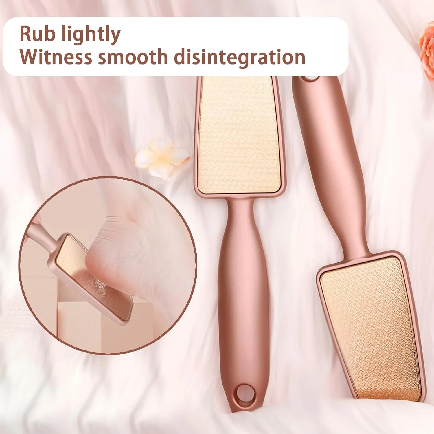 سوهان پای نانو گلس، از بین برنده پوست سخت پا، اسکرابر پا، اسکرابر بادوام پا، بافر پای ماندگار با دسته راحت