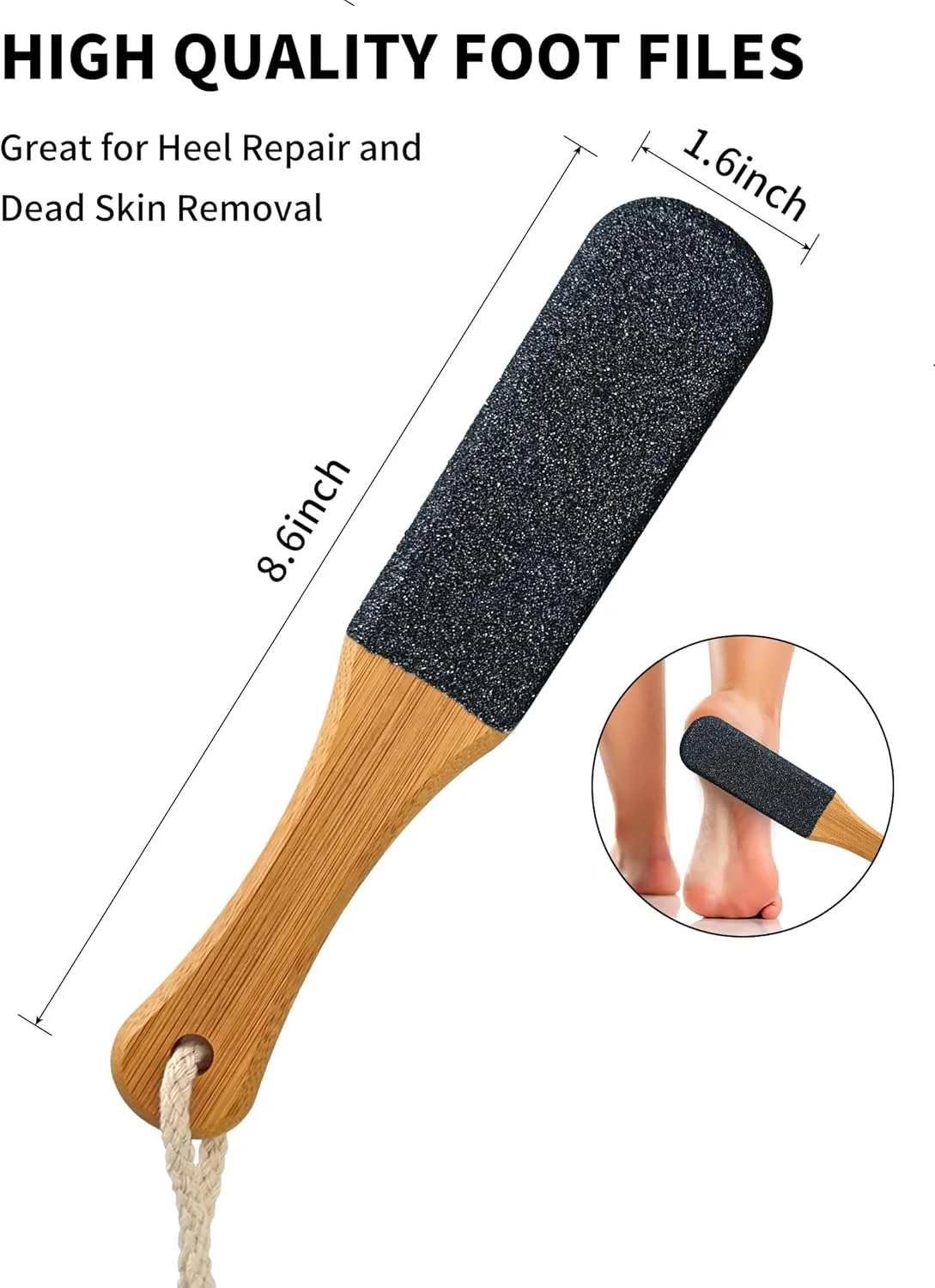 سوهان پا - ابزار حرفه ای پدیکور برای داشتن پاهایی نرم و لطیف - از بین برنده ایمن و موثر پینه برای استفاده در منزل یا سالن