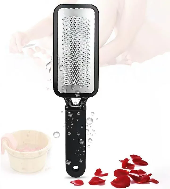 پوست مرده پاهای خود را با سوهان استیل حرفه ای جداشدنی ما احیا کنید، ابزار نهایی پدیکور برای از بین بردن ملایم پوست، سوهان پا 1 عددی