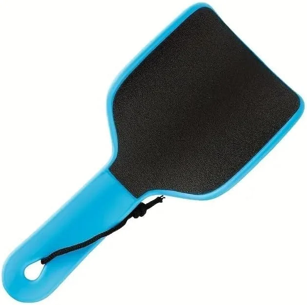 سوهان پا منحنی، از بین برنده پینه پوست مرده، سوهان پدیکور دو طرفه پا، سمباده پا U شکل از بین برنده پینه برای پا (آبی)