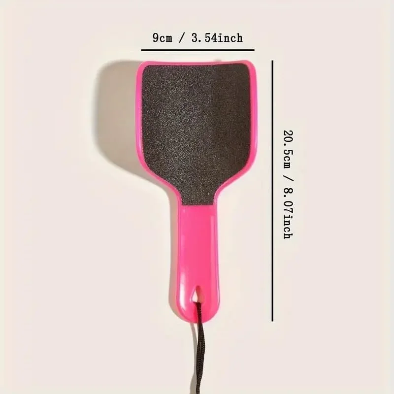 سوهان پا منحنی، از بین برنده پینه پوست مرده، سوهان پدیکور دو طرفه پا، سمباده پا U شکل از بین برنده پینه برای پا (آبی)