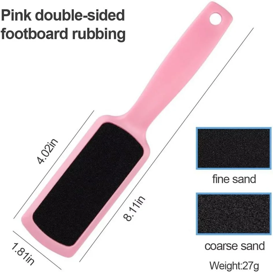 دو عدد سوهان پا دو طرفه با رنگ های مختلف - از بین برنده پینه و پوست مرده