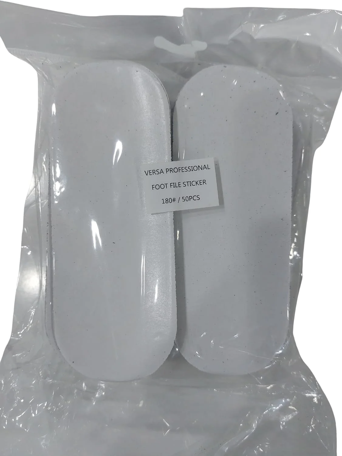 پد سمباده یکبار مصرف حرفه ای ورسا، درجه زبری 100، بسته 50 عددی، مناسب اسپا و سالن های حرفه ای