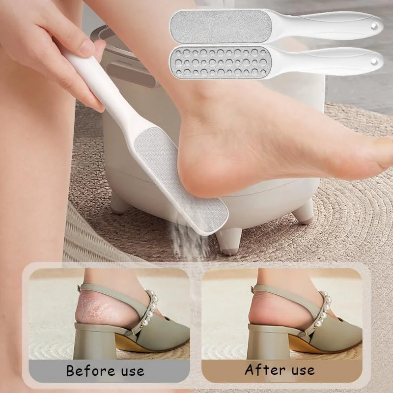 سوهان پا از بین برنده پوست سخت، از بین برنده پینه و لایه بردار حرفه ای پا، سوهان پای بادوام برای پاشنه های ترک خورده، پوست مرده و پاهای زبر، ابزار پدیکور بهداشتی برای صافی