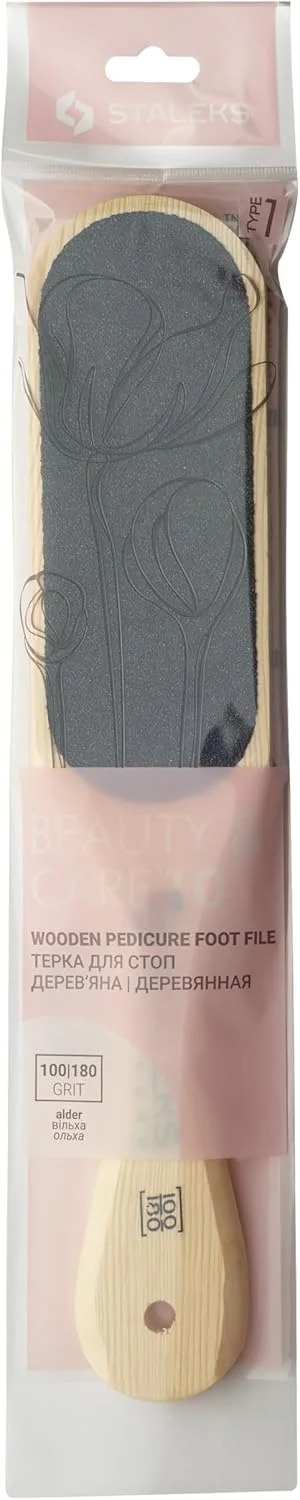 سوهان چوبی پدیکور استالکس 100/180 برای از بین بردن پینه و پوست مرده پا سوهان چوبی پدیکور استالکس 100/180 برای از بین بردن پینه و پوست مرده پا