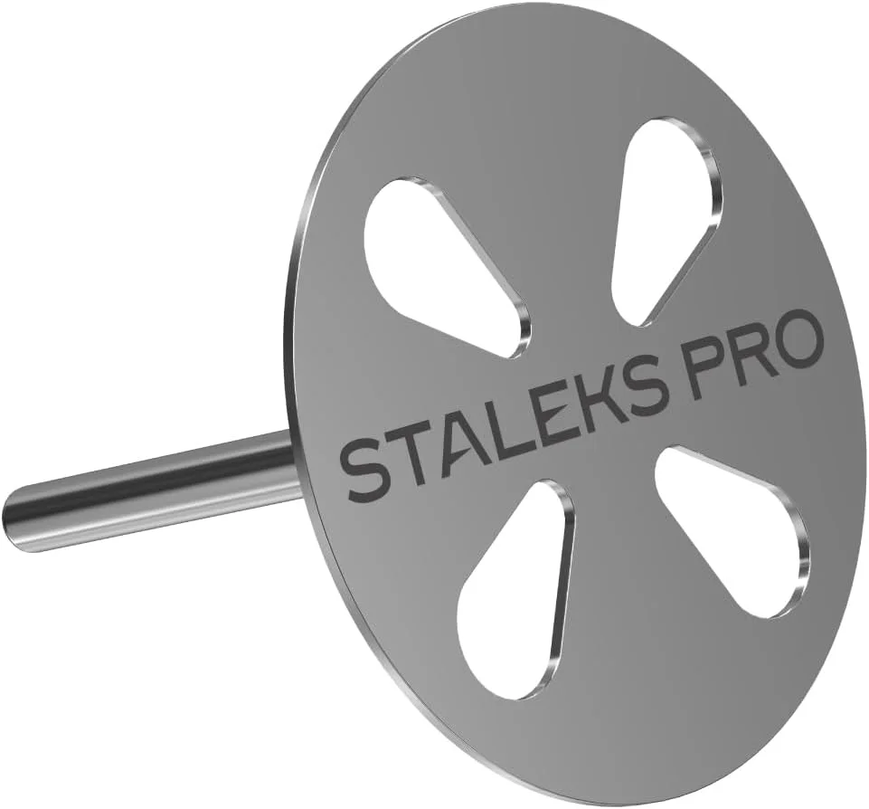 پدیکور استالکس پودودیسک 25 میلی متر + 5 عدد سوهان یکبار مصرف گرید 180، مناسب استفاده حرفه ای و خانگی، ساخته شده از استیل ضد زنگ (PDset-25)