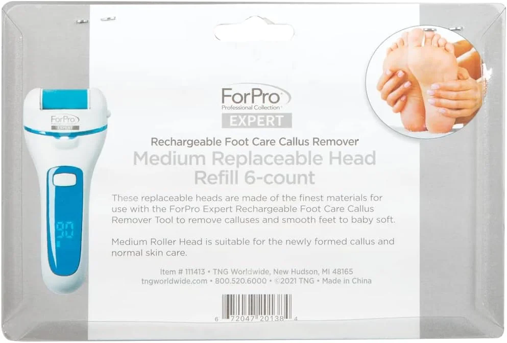 سری یدک متوسط دستگاه پدیکور حرفه ای فورپرو، 6 عددی