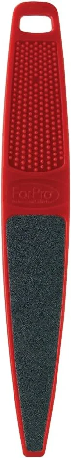 سوهان پا حرفه ای فورپرو مدل Red Panda، درجه زبری 60/100، سوهان دو طرفه پدیکور برای پا و پاشنه، طول 10.5 اینچ سوهان پا حرفه ای فورپرو مدل Red Panda، درجه زبری 60/100، سوهان دو طرفه پدیکور برای پا و پاشنه، طول 10.5 اینچ