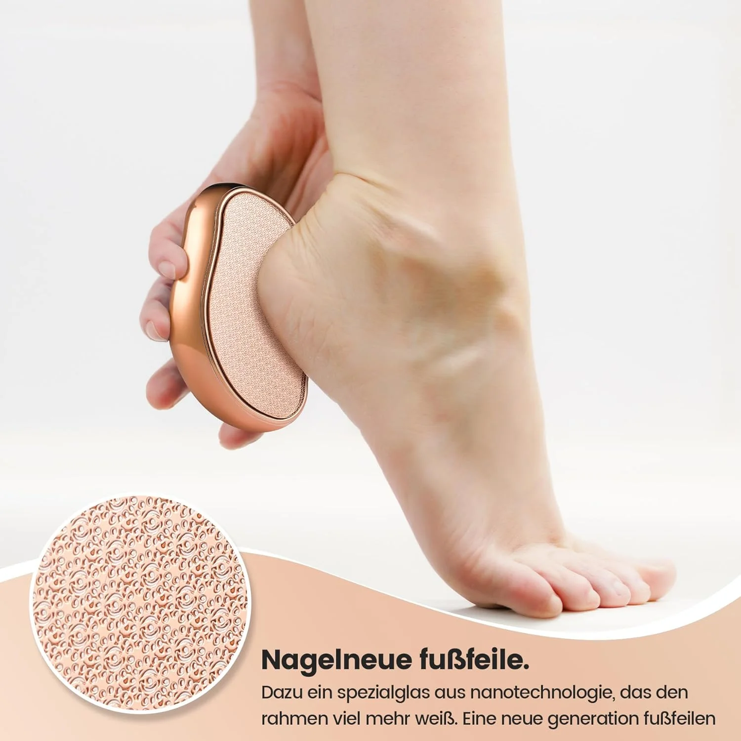 سوهان پدیکور حرفه ای و سنگ پای شیشه ای نانو 2 در 1 بزوکس - شیشه نانو موثر - پدیکور حرفه ای - سوهان پینه بر ممتاز سوهان پدیکور حرفه ای و سنگ پای شیشه ای نانو 2 در 1 بزوکس - شیشه نانو موثر - پدیکور حرفه ای - سوهان پینه بر ممتاز