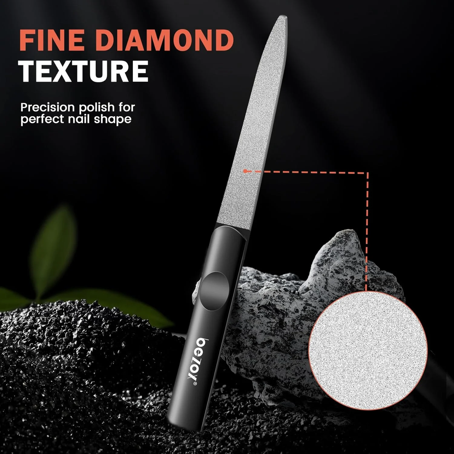 مجموعه سوهان ناخن الماسه BEZOX - 2 عدد فولاد ضد زنگ با پوشش پودر الماس دو طرفه - سوهان ناخن حرفه ای برای مراقبت از پا - ابزار طراحی ناخن برای خانه مجموعه سوهان ناخن الماسه BEZOX - 2 عدد فولاد ضد زنگ با پوشش پودر الماس دو طرفه - سوهان ناخن حرفه ای برای مراقبت از پا - ابزار طراحی ناخن برای خانه
