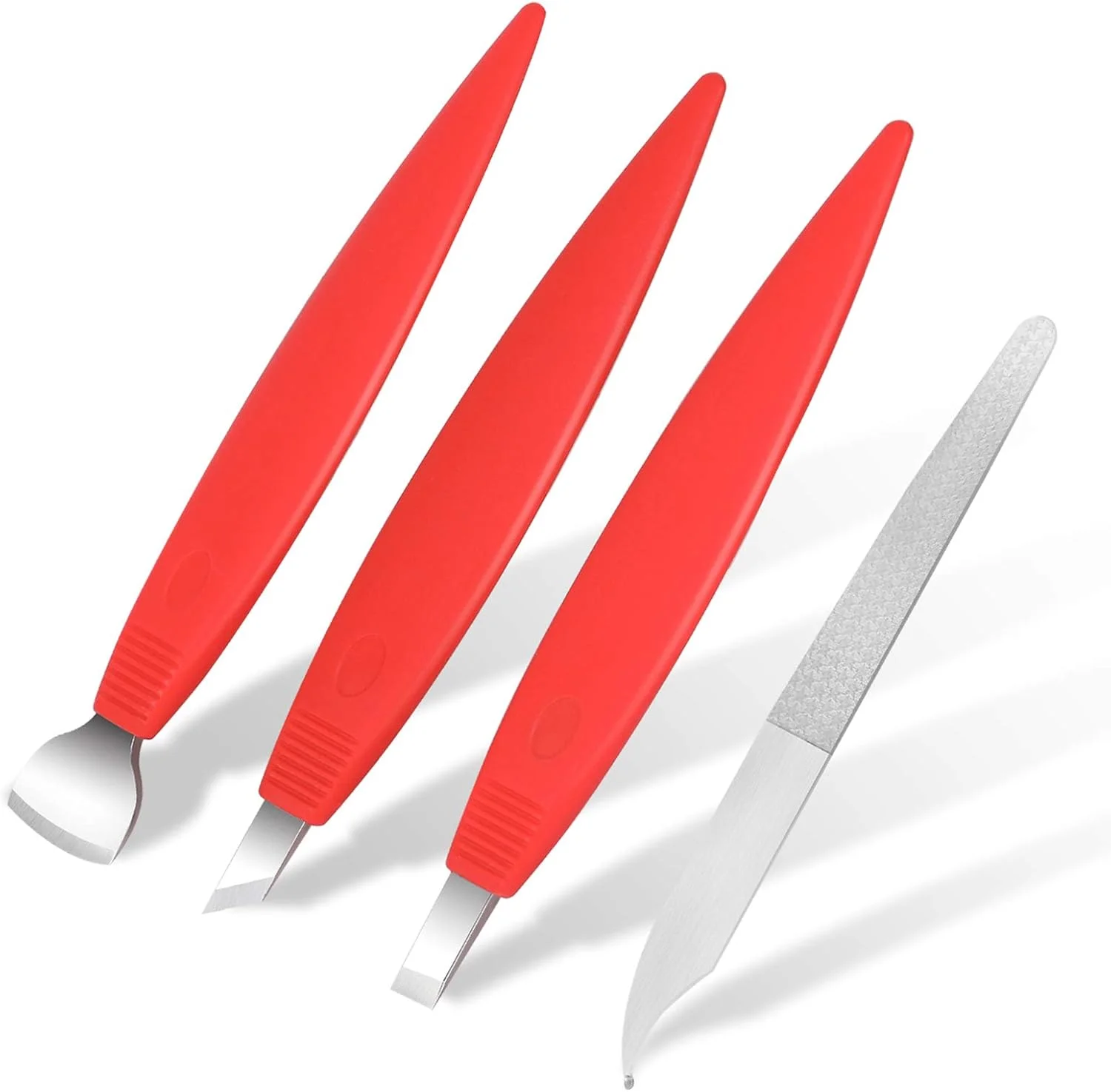 مجموعه چاقوی پدیکور BEZOX - ابزار حذف پینه، میخچه و پوست سخت و ضخیم پا، سوهان فلزی ناخن و لیفتر ناخن - ابزارهای حرفه ای پدیکور با جعبه نگهداری (قرمز) مجموعه چاقوی پدیکور BEZOX - ابزار حذف پینه، میخچه و پوست سخت و ضخیم پا، سوهان فلزی ناخن و لیفتر ناخن - ابزارهای حرفه ای پدیکور با جعبه نگهداری (قرمز)