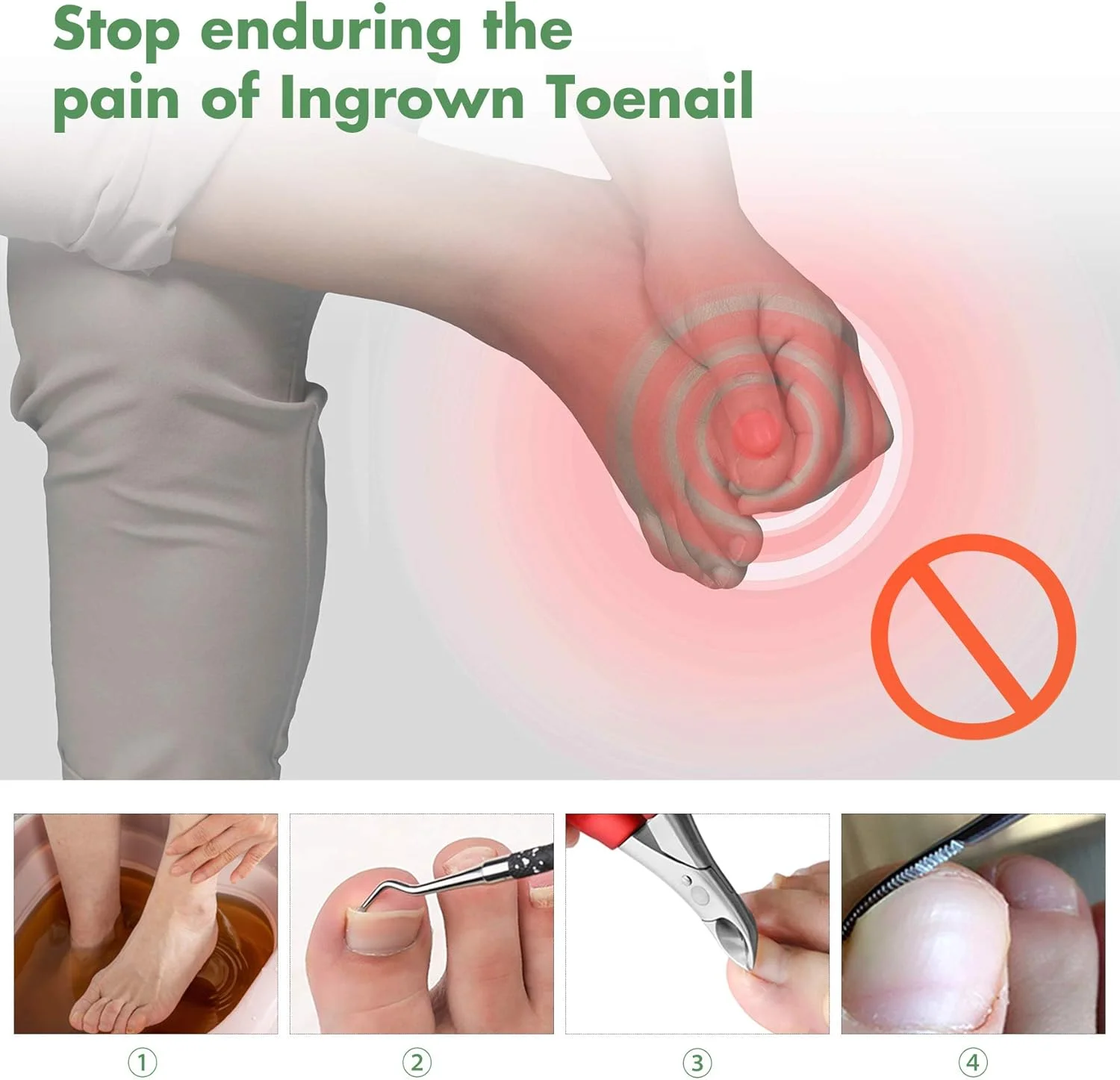 ابزار حرفه ای ناخن پا فرورفته بزوکس، 2 تکه، بالابر گوشه و سوهان ناخن، بالابر گوشه دو طرفه، مراقبت از پا، ست مانیکور و پدیکور ناخن استیل ضد زنگ ابزار حرفه ای ناخن پا فرورفته بزوکس، 2 تکه، بالابر گوشه و سوهان ناخن، بالابر گوشه دو طرفه، مراقبت از پا، ست مانیکور و پدیکور ناخن استیل ضد زنگ