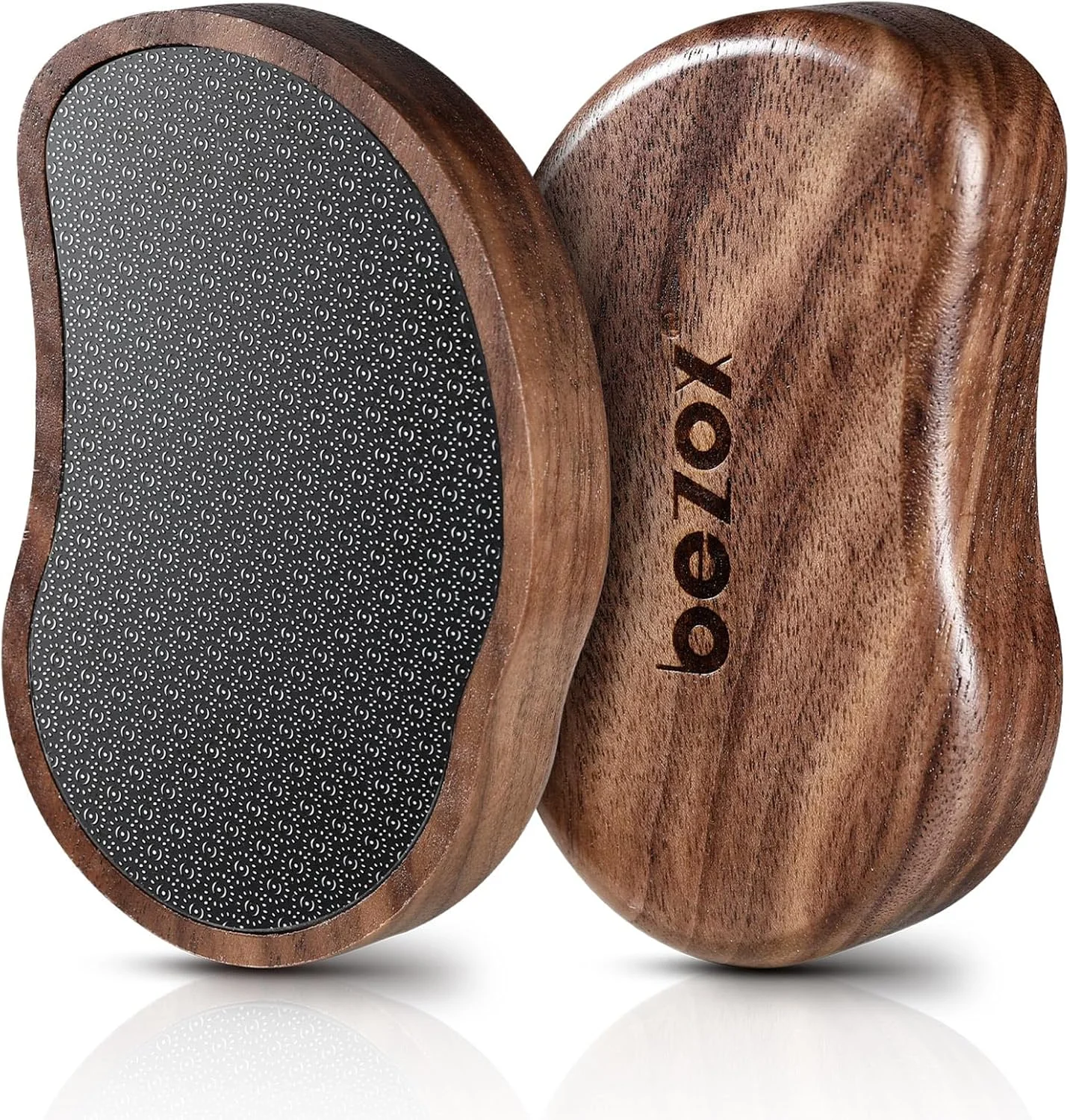 سوهان پدیکور شیشه ای BEZOX - سنگ پا شیشه ای نانو برای از بین بردن پوست مرده پا، سوهان پدیکور سازگار با محیط زیست برای داشتن پاهایی نرم و ابریشمی - دسته چوبی گردو سوهان پدیکور شیشه ای BEZOX - سنگ پا شیشه ای نانو برای از بین بردن پوست مرده پا، سوهان پدیکور سازگار با محیط زیست برای داشتن پاهایی نرم و ابریشمی - دسته چوبی گردو