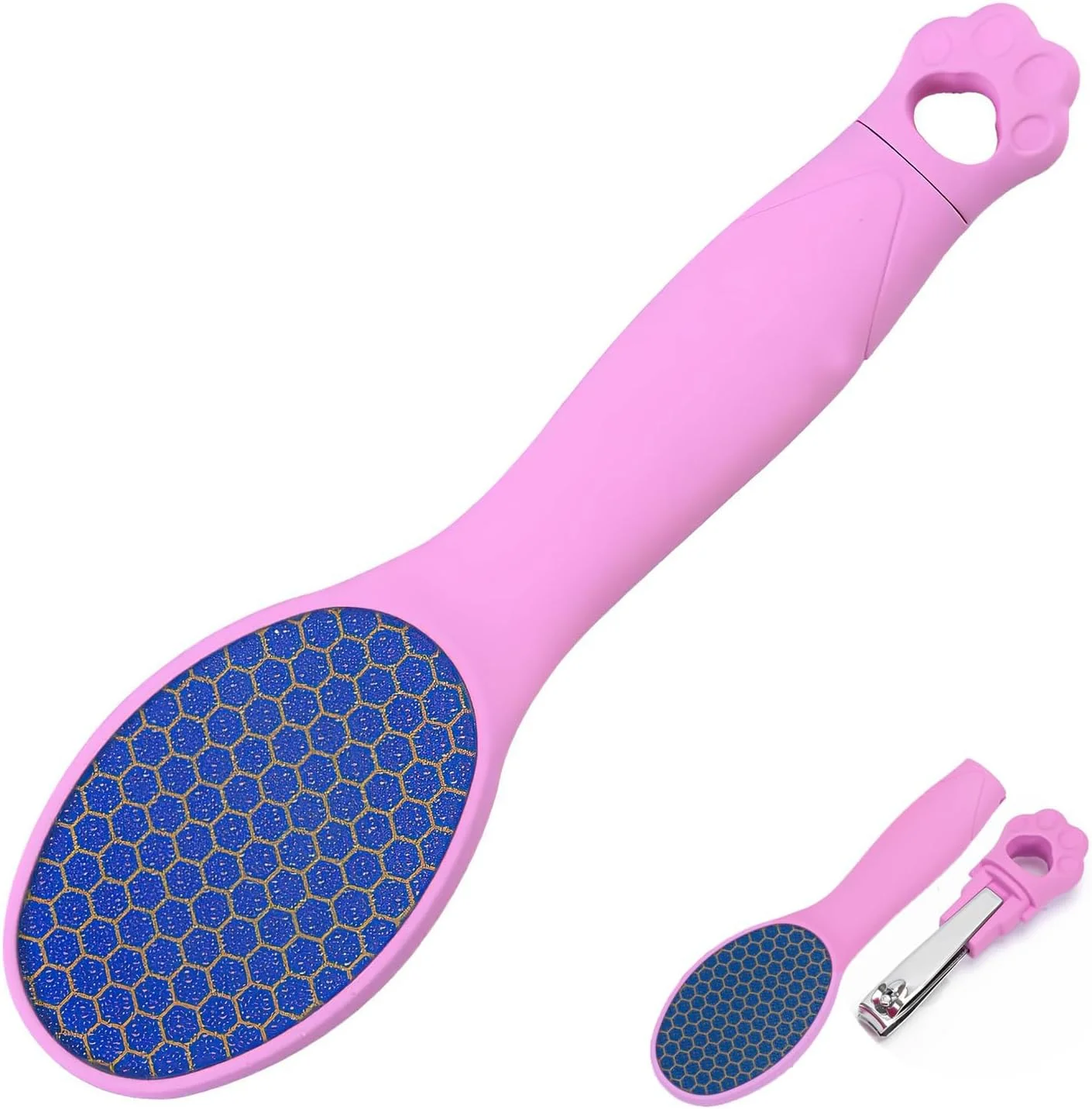 مجموعه مراقبت از پا 2 در 1 KASTWAVE: سوهان پای نانو شیشه ای و ناخن گیر برای داشتن پاهایی نرم و صاف - ایده آل برای از بین بردن پوست های سفت و مرده (صورتی) مجموعه مراقبت از پا 2 در 1 KASTWAVE: سوهان پای نانو شیشه ای و ناخن گیر برای داشتن پاهایی نرم و صاف - ایده آل برای از بین بردن پوست های سفت و مرده (صورتی)