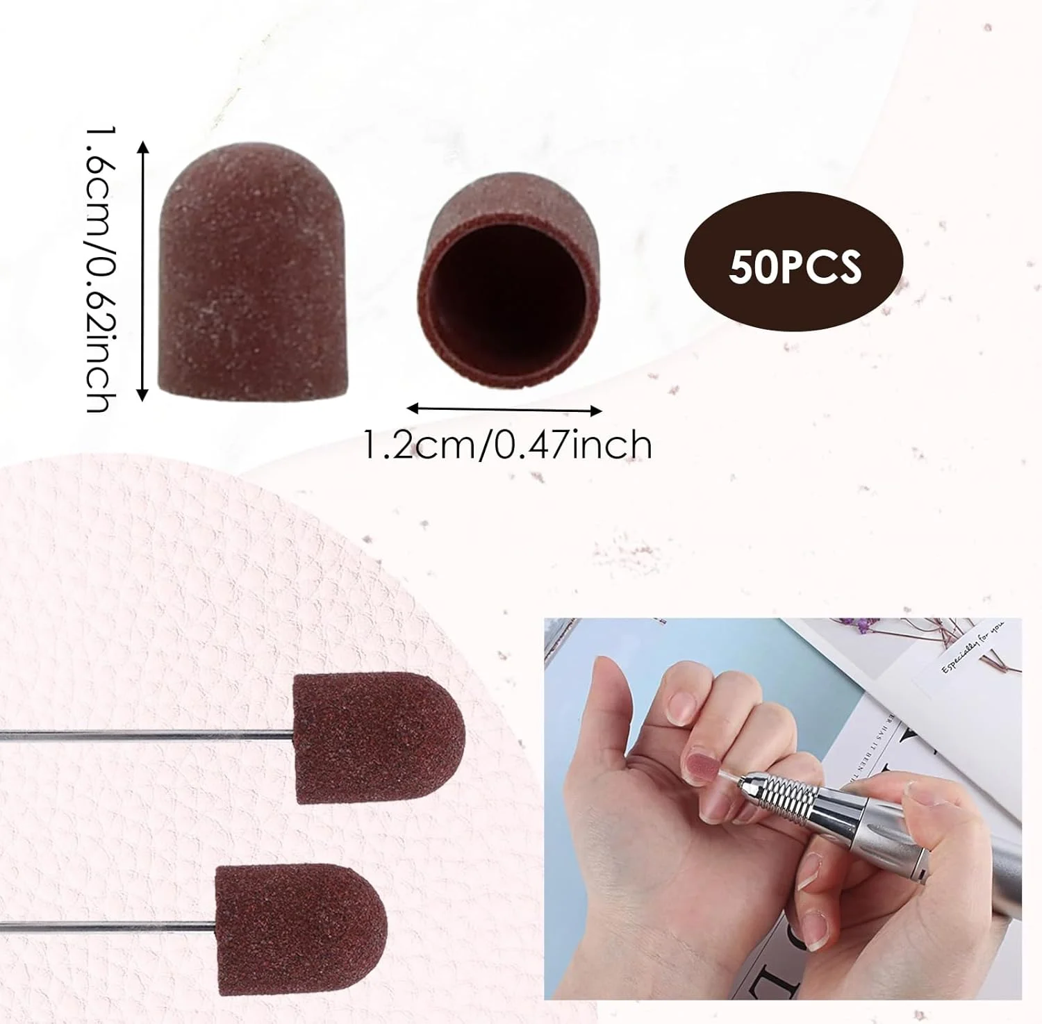 ۵۰ عدد سری سمباده برای ست مانیکور، نوارهای سمباده برای ناخن، کمربندهای سایشی پولیش برای طراحی ناخن، سمباده مخصوص ناخن، کلاهک سایشی برای پدیکور (۱۰x۱۵ میلی متر) ۵۰ عدد سری سمباده برای ست مانیکور، نوارهای سمباده برای ناخن، کمربندهای سایشی پولیش برای طراحی ناخن، سمباده مخصوص ناخن، کلاهک سایشی برای پدیکور (۱۰x۱۵ میلی متر)