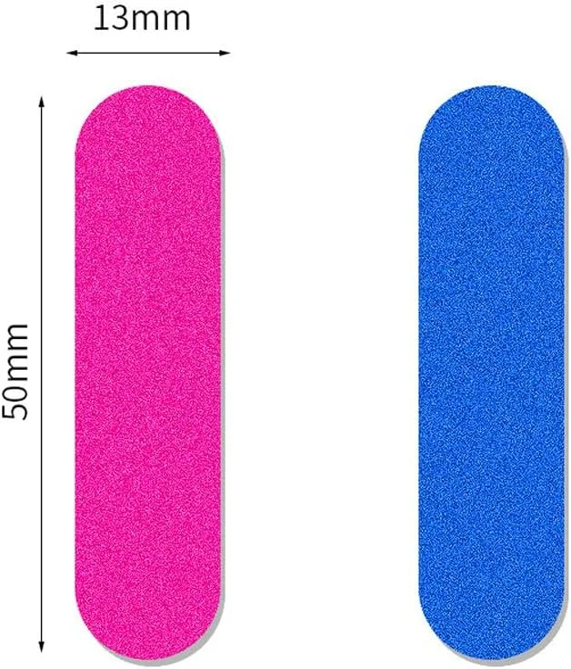 بسته 50 عددی سوهان ناخن کوچک، دو طرفه، مناسب مانیکور و پدیکور خانگی و حرفه ای (5 سانتی متر)