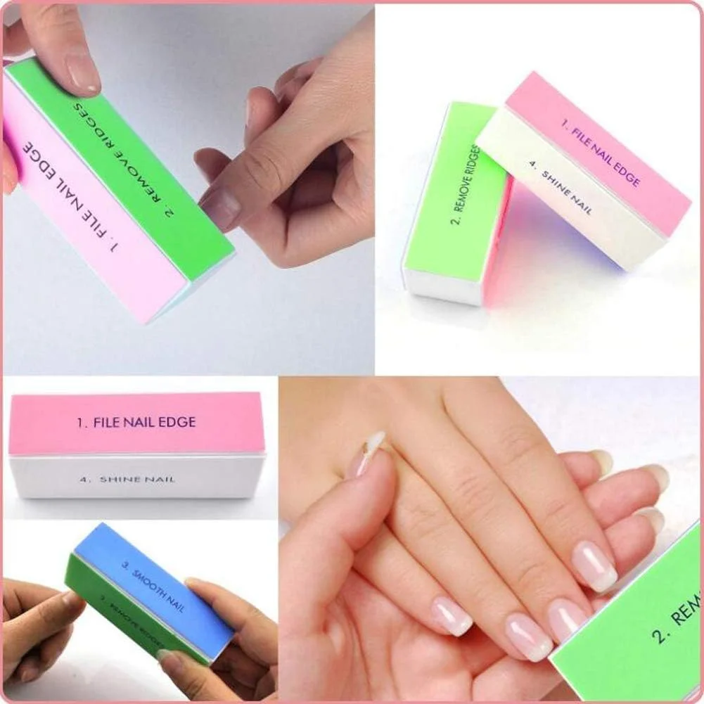 ست مراقبت از ناخن، 4 تکه، سوهان لبه ناخن، از بین بردن ناهمواری