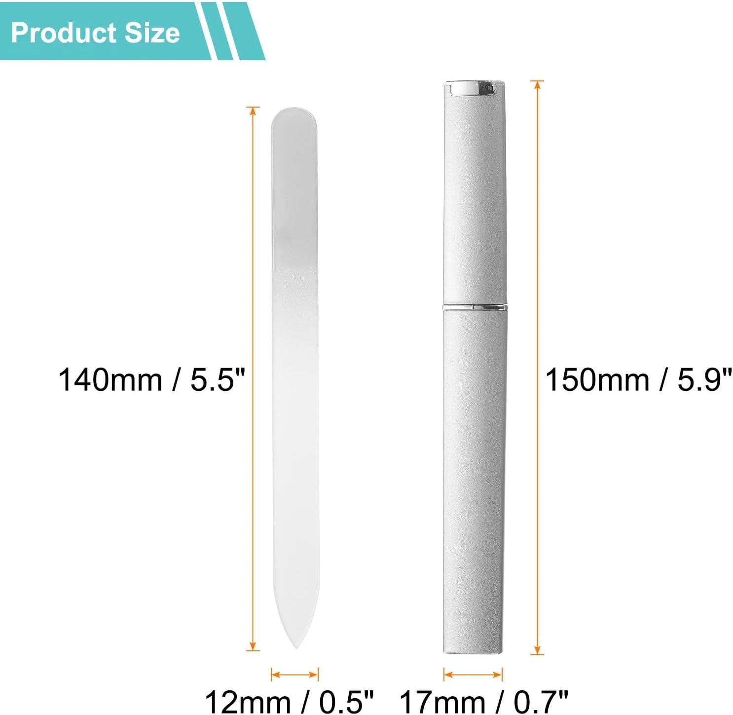 سوهان ناخن شیشه ای با روکش دو طرفه 280، مناسب برای مانیکور حرفه ای، سوهان ناخن کریستالی با جعبه، مناسب برای براق کردن و پولیش ناخن های طبیعی، نقره ای سوهان ناخن شیشه ای با روکش دو طرفه 280، مناسب برای مانیکور حرفه ای، سوهان ناخن کریستالی با جعبه، مناسب برای براق کردن و پولیش ناخن های طبیعی، نقره ای